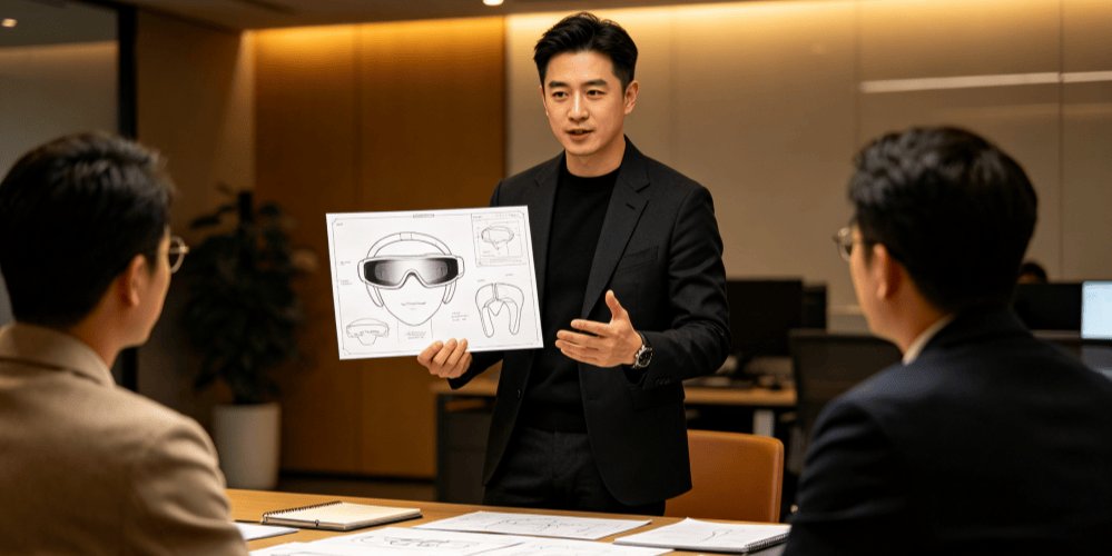 Product design review meeting at Fu an Yanbaobao Electronics