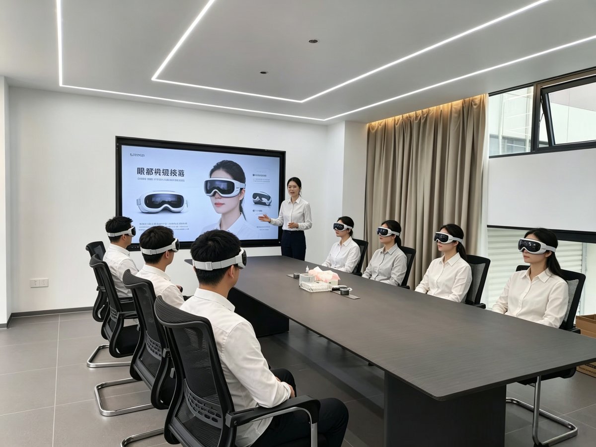 Project review meeting at our factory