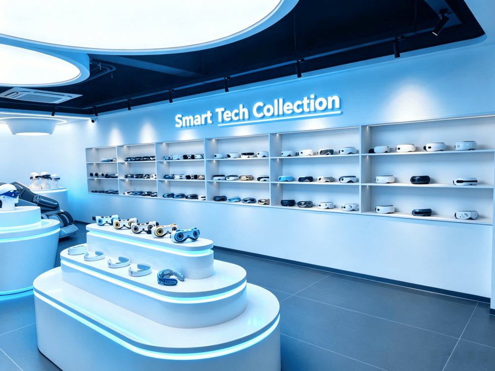 Product showroom at our smart eye massager factory