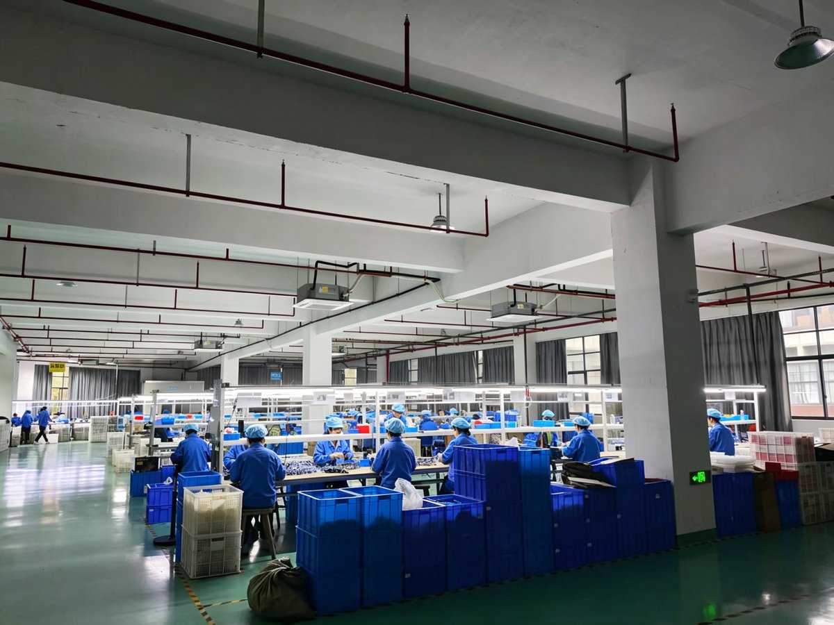 Assembly workbench at our factory